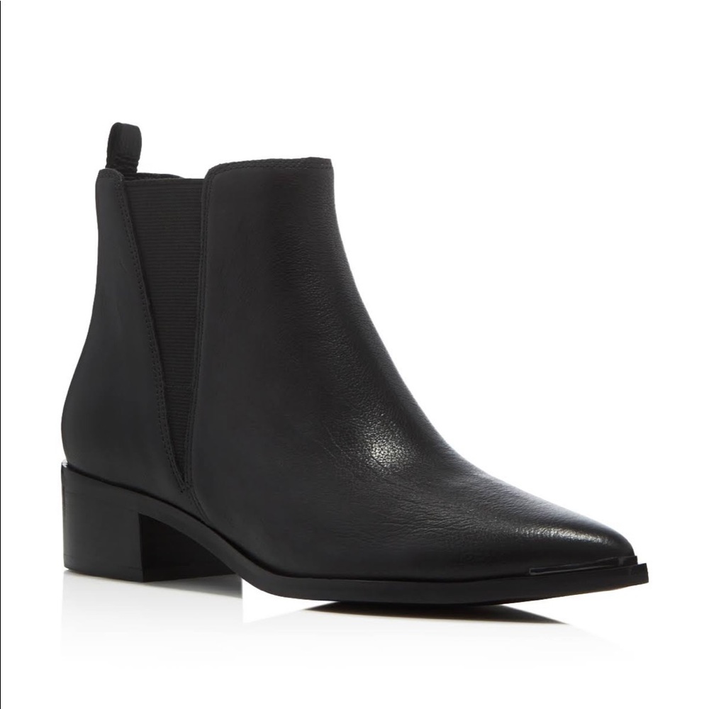 Marc Fisher Black Yale Booties